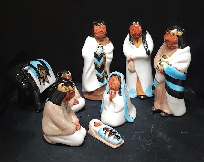 Native American Nativity Set - Etsy