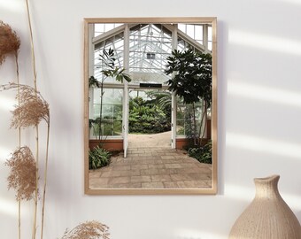 Arte de pared de inspiración de retrato de la planta histórica del jardín botánico de Nueva Orleans, imprimible A2-A5