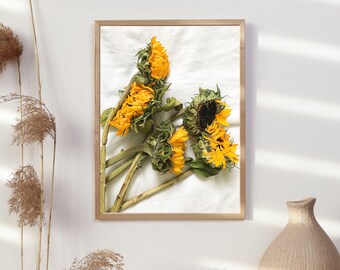 A2-A5 Girasoles Casa Impresiona Inspiración Retrato Arte de pared, FOTOGRAFIADO imprimible imprimible