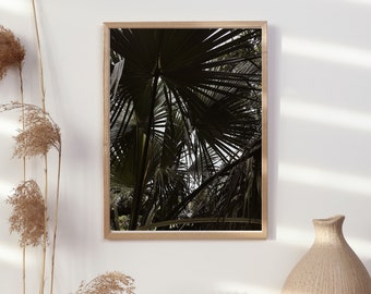 Cartel de fotos minimalista de Copenhague jardín botánico planta verde, arte de pared ideal para el hogar o el trabajo, A2-A5