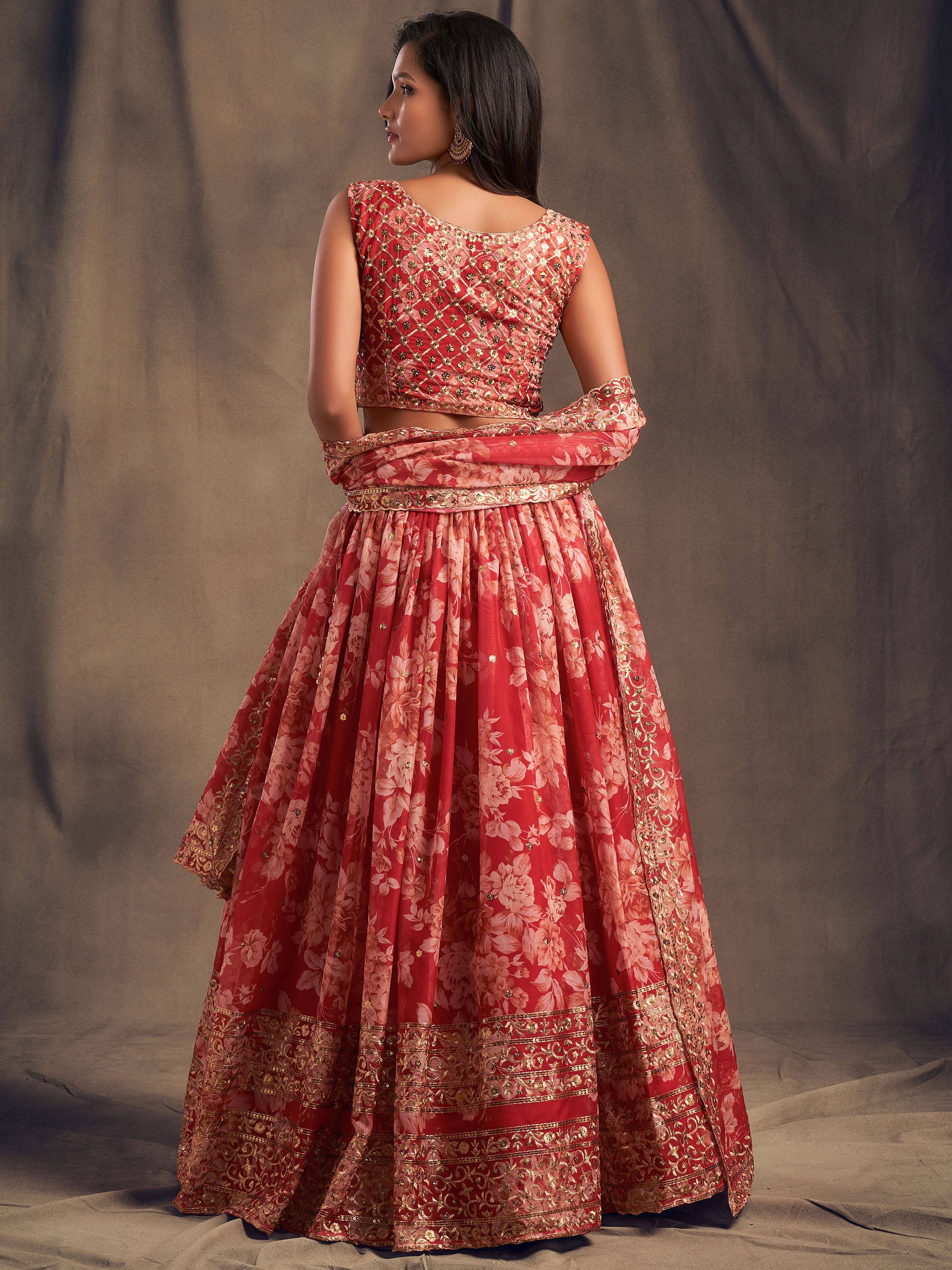 Sabyasachi multicolor shop lehenga