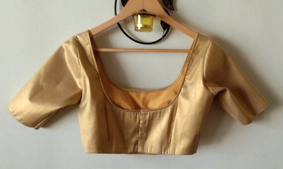blusa mujer dorada