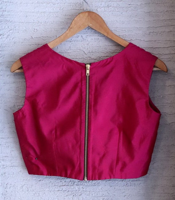 Buy IN MY BEAUTIFULLY WRAP-OVER MAROON RED, V-NECK, CROP TOP for Women  Online in India