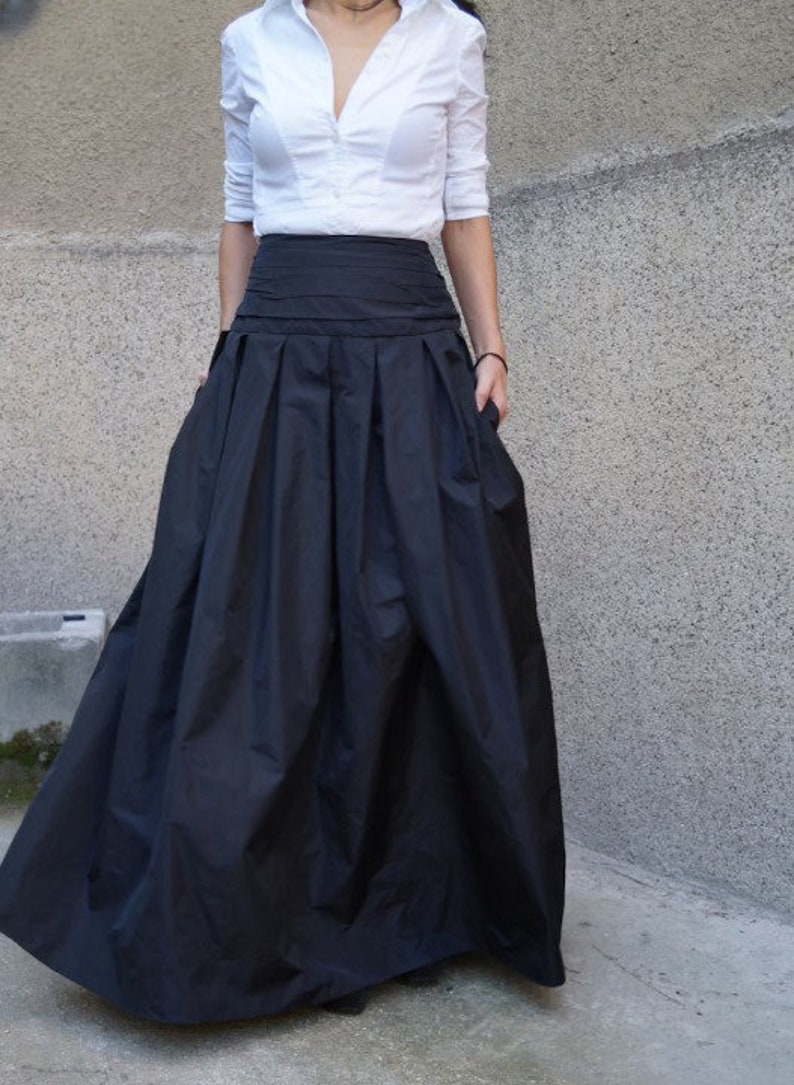 Black or Pink Color High Waist Pleated Party Wear Skirt - Etsy