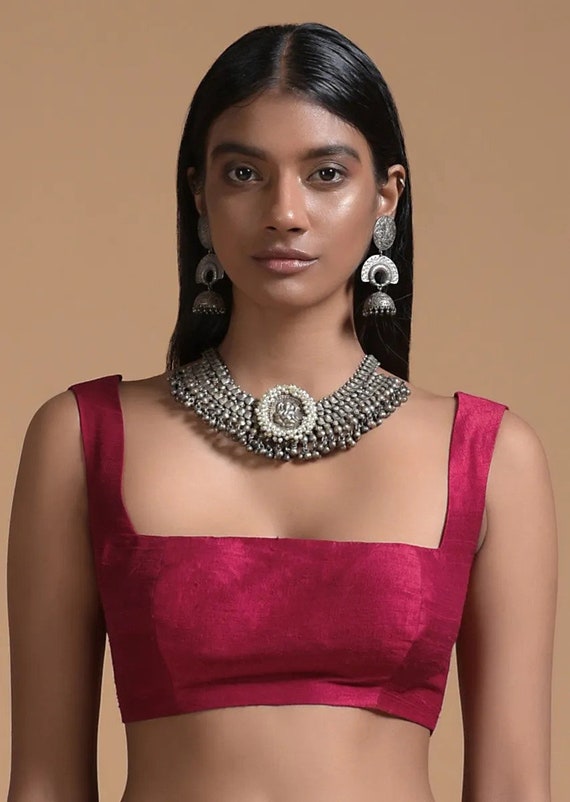 Square deals neck blouses