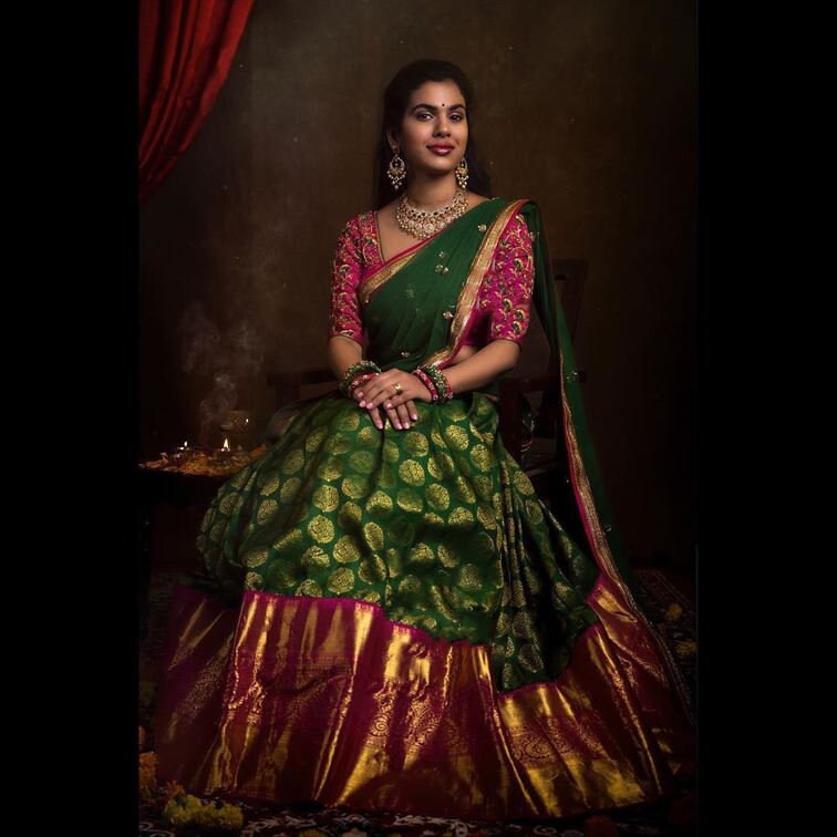 Pure Kanjivaram Silk Lehenga Choli 