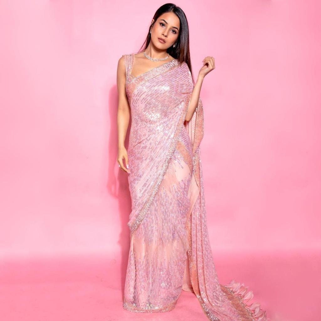 Sequins Saree - Buy Sequins Saree online in India