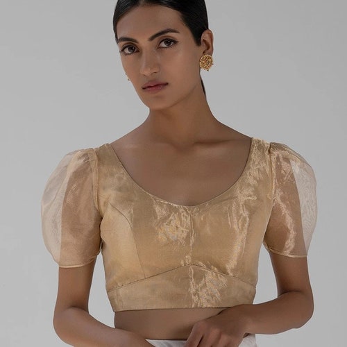 Designer Frill Ruffles Sleeves Indian Blouse for Women and Etsy