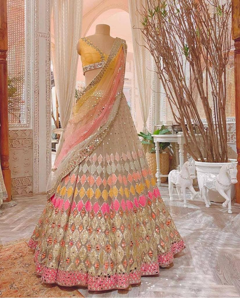 Ladies long lehenga sale