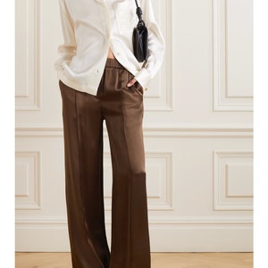 Buy Brown Trousers & Pants for Women by SELVIA Online