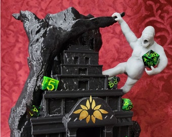 King Ape | Tabletop Dice Tower | Black Blossom Games | Shown in "Black"