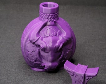 Potion of Oxen Strength | Tabletop Prop, Dice Organizer | ArsMoriendi3D | Shown in "Purple"