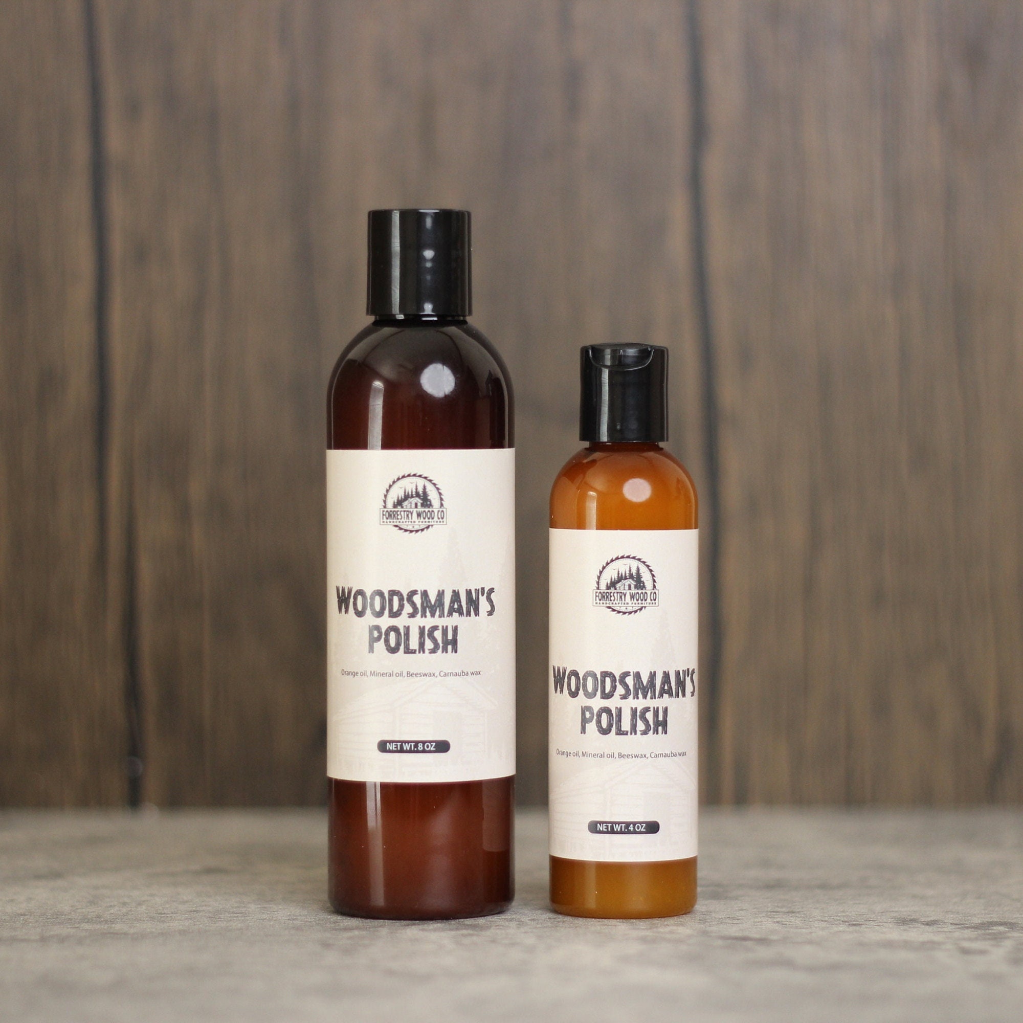 Woodsman's Polish Fine Furniture Polish and Sealant, Wood Wax, Wood