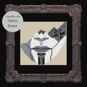 Clair Obscur: Expedition 33 Alicia’s Mask Cross Stitch Pattern