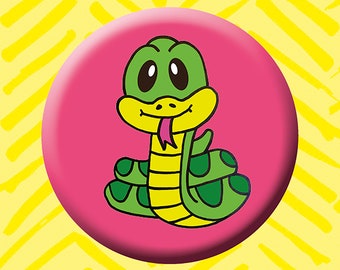 Snakes Button Badge. Animal Badge. Rescue Animals. Reptile. Snakes