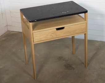 Nightstand in Solid Oak Wood