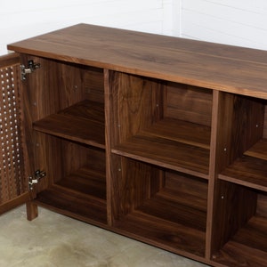 Walnut Sideboard, Mid Century Credenza, Media Cabinet, Sandinavian design image 7