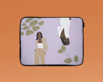 Laptop Sleeve, Laptop Case, Laptop Case Macbook Pro 13, 15 Inch Laptop Sleeve, HP Case, Dell Case, Black Girl Laptop Case