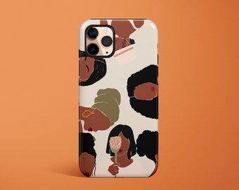 Black Girl Phone Case, iPhone Tough Case, iPhone Case, Samsung Case, iPhone 12 Case, iPhone 12 Pro Case, iPhone 14 Pro Max Case