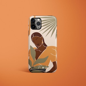 Black Girl Phone Case, Tough iPhone Case, Samsung Galaxy Case, iPhone 14 Case, iPhone 12 Pro Case, iPhone 13 Pro Max Case