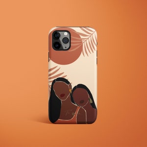 Zwarte vrouw hoesje, abstract iPhone-hoesje, harde iPhone-hoes, beschermende iPhone 8+ hoesje, iPhone-hoesje, Samsung-hoesje, iPhone 13 Pro Max-hoesje