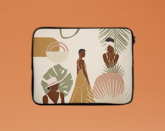 Laptop Sleeve, Laptop Case, Laptop Case Macbook Pro 13, 15 Inch Laptop Sleeve, HP Case, Dell Case, Black Girl Laptop Case