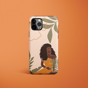 Black Girl Phone Case, iPhone 11 Pro Max Case, Abstract iPhone Case, Samsung Case, iPhone 14+ Case Beschermend, iPhone 13 Pro Max Case