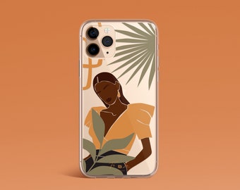 黒人女性向けスマホケース、クリアiPhoneケース、Samsung Galaxyクリアケース、iPhone 13ケース、iPhone 16 Proケース、iPhone 13 Pro Maxケース