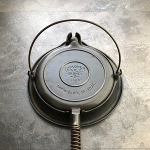 wards cast iron waffle maker