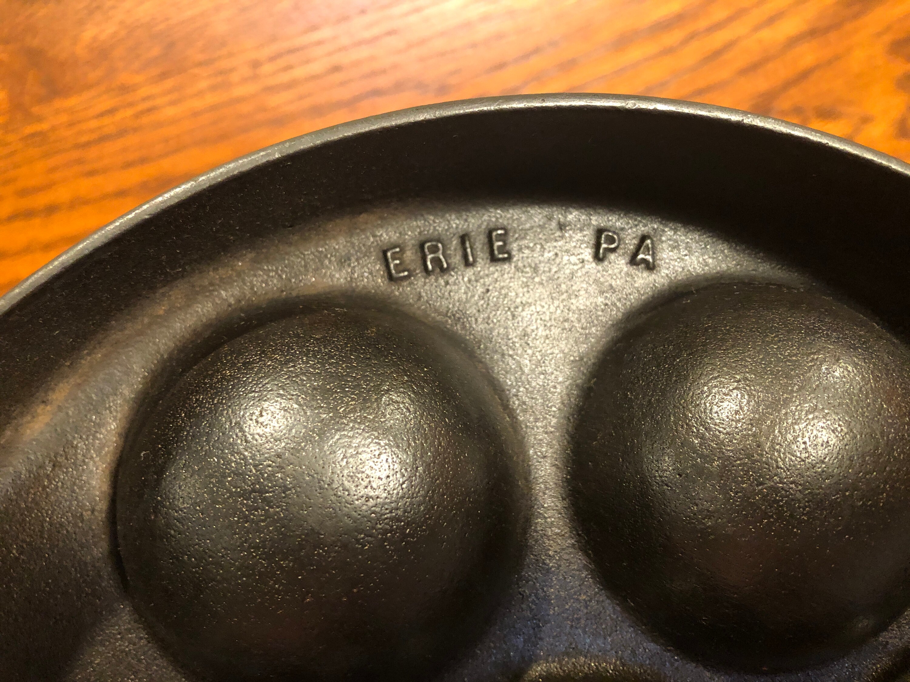 Griswold Aebelskiver Egg Poacher No 32 Cast Iron Erie PA Etsy