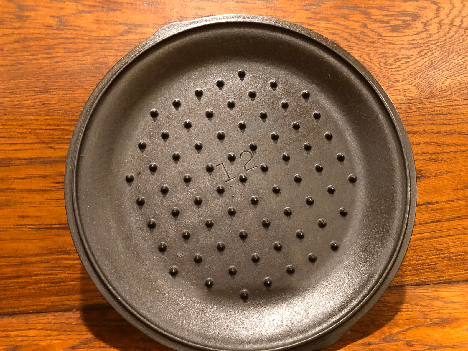 Vintage Lodge 12 Cast Iron Skillet Lid Etsy
