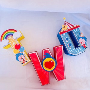 Plim Plim 3D Letters / Plim Plim Birthday / Plim Plim Party / Plim Plim Decor
