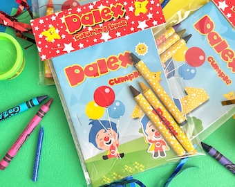 Libro da colorare Plim Plim/ Compleanno Plim Plim/ Libri da colorare personalizzati/ Festa Plim Plim/ Forniture per compleanni Plim Plim