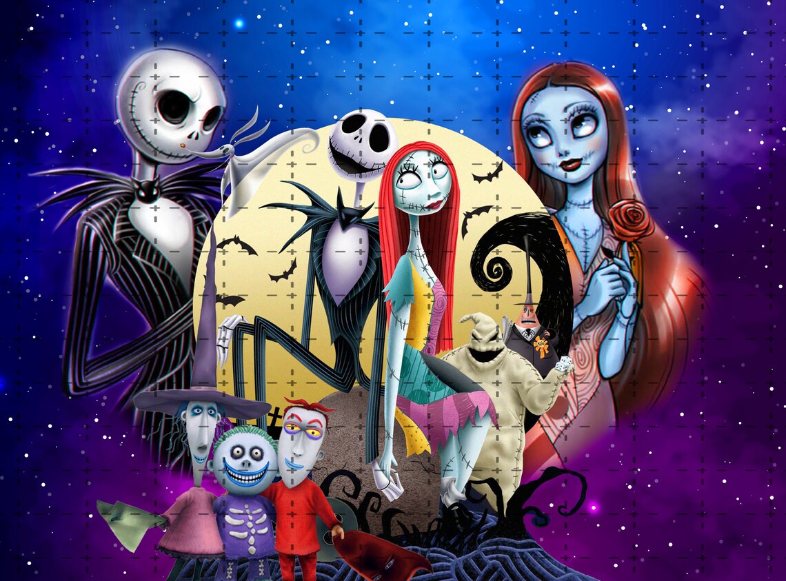Nightmare Before Christmas Tumbler design PNG Gift Birthday  Etsy