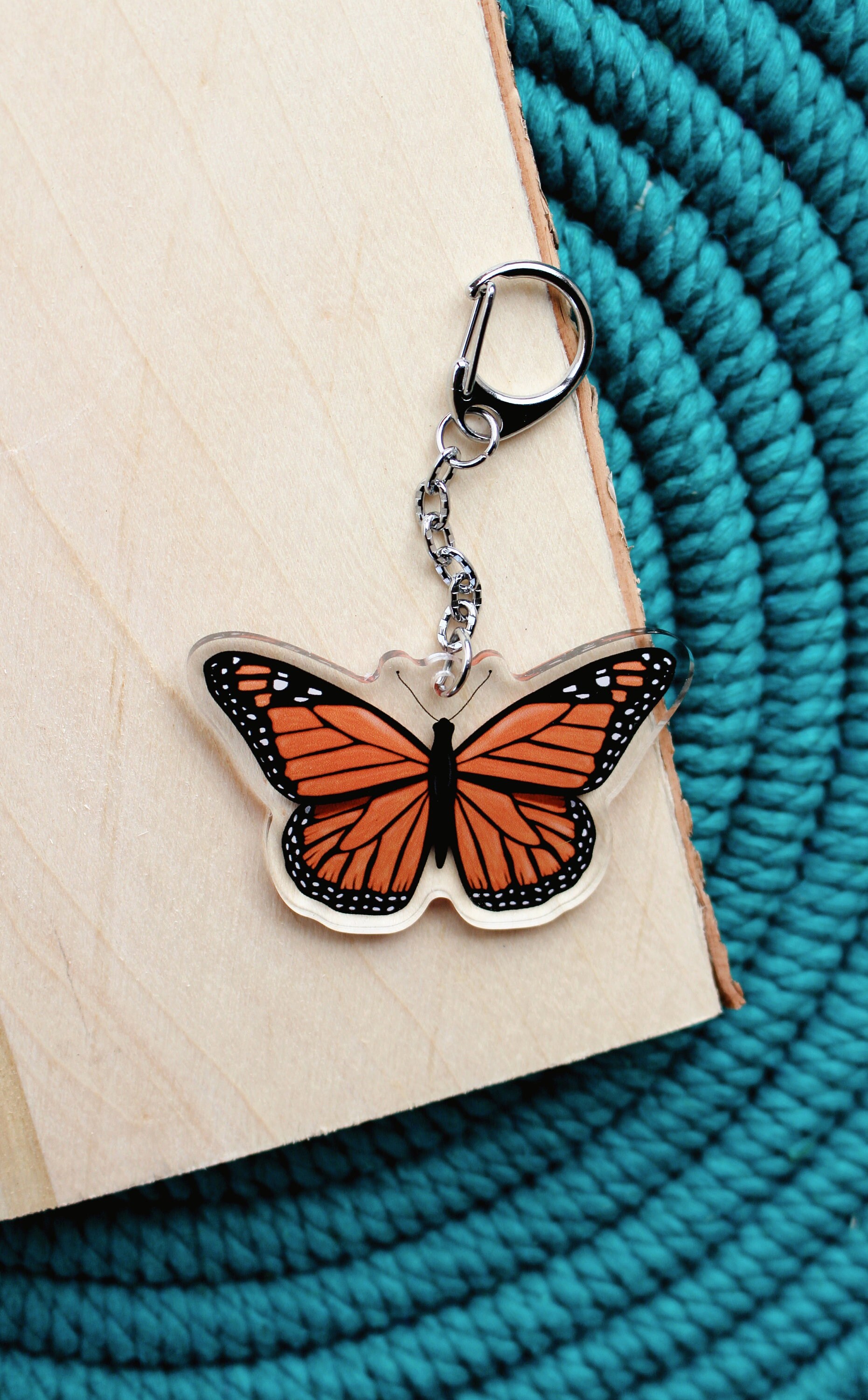 Butterfly Zipper Pull Charm – Jill's Beaded Knit Bits