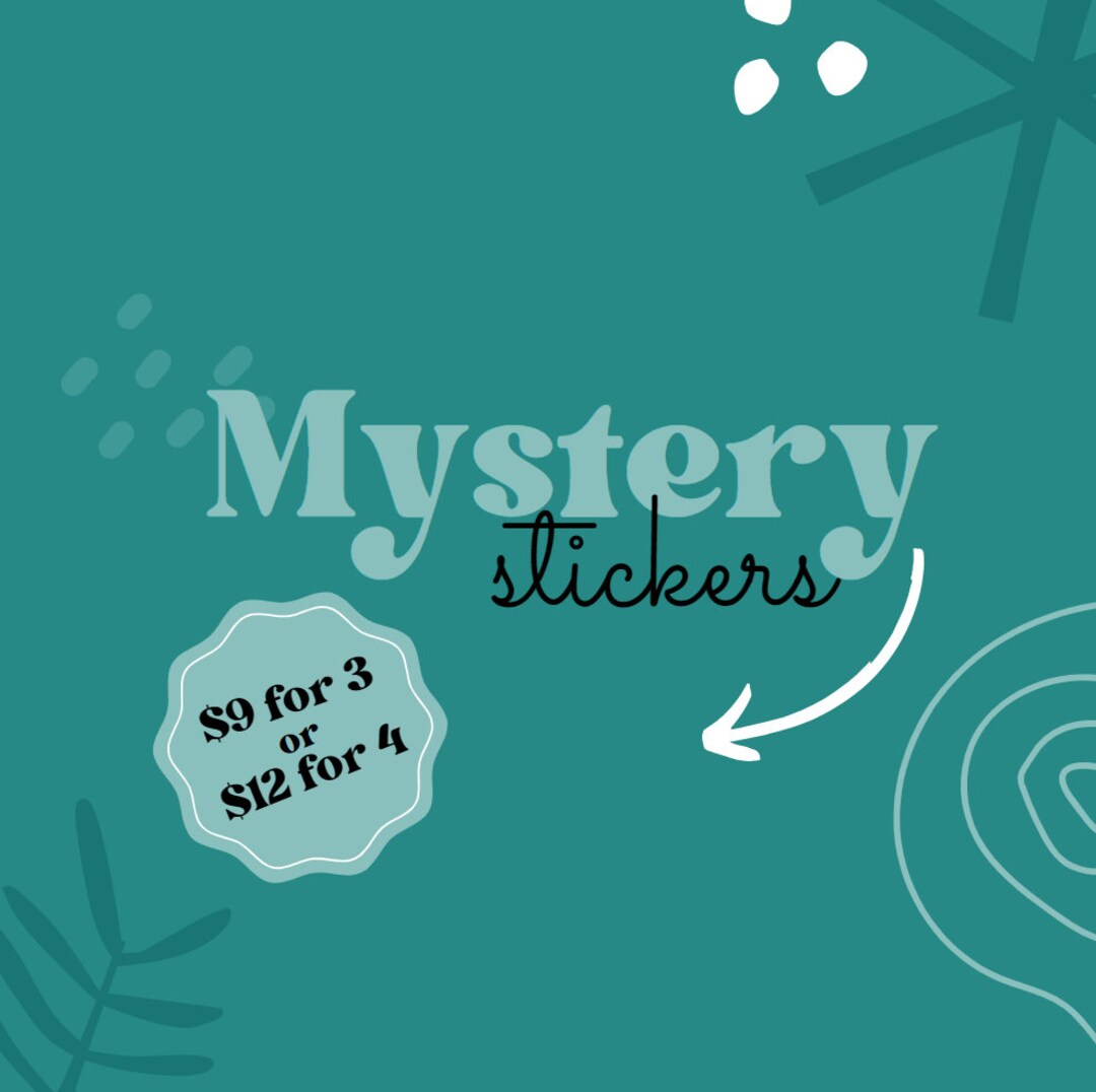 Terious Sticker Mystery Sticker Pack, Vinyl Sticker, Surprise Stickers, Random Sticker ...