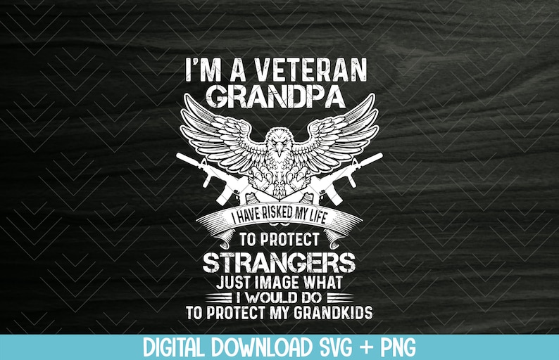 Download Grandpa Proud Vet Grandfather svg png Veterans Day svg | Etsy