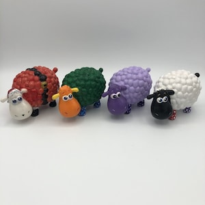 Colourful Festive Ceramic Sheep