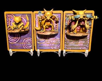 Psychic Trio 3D Card Family