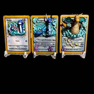 Família de cartas 3D Dragões da Névoa