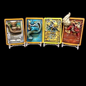 Família de cartas 3D Filhotes e Variações