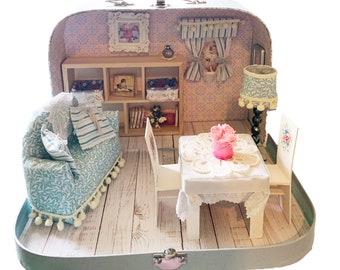 dolls house suitcase
