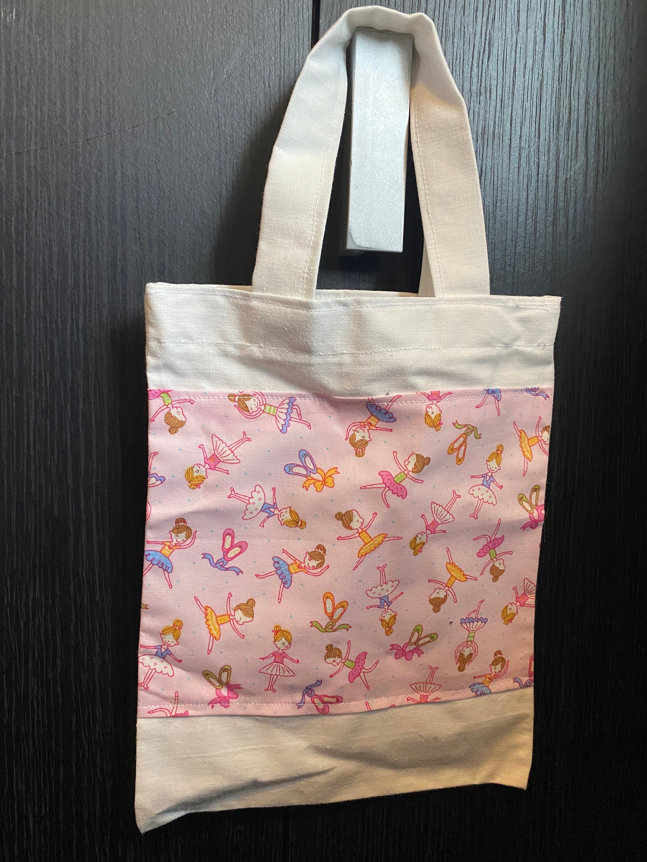 Small Fabric Bag with Printed Design Handcrafted Etsy