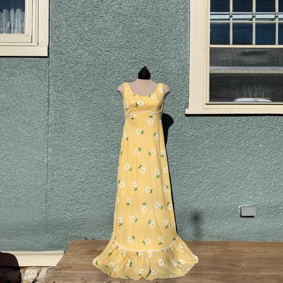 True Vintage 1970s Prairie Sundress