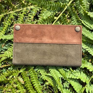 Tobacco Pouch, Tobacco Pouch with Zipper – Leather Tobacco Pouch, Rolling Paper Pouch with Pocket, Suede Tobacco Case Robust & Durable