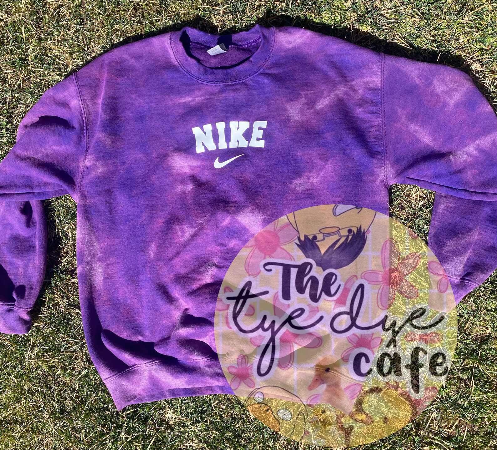 custom purple nike shoes