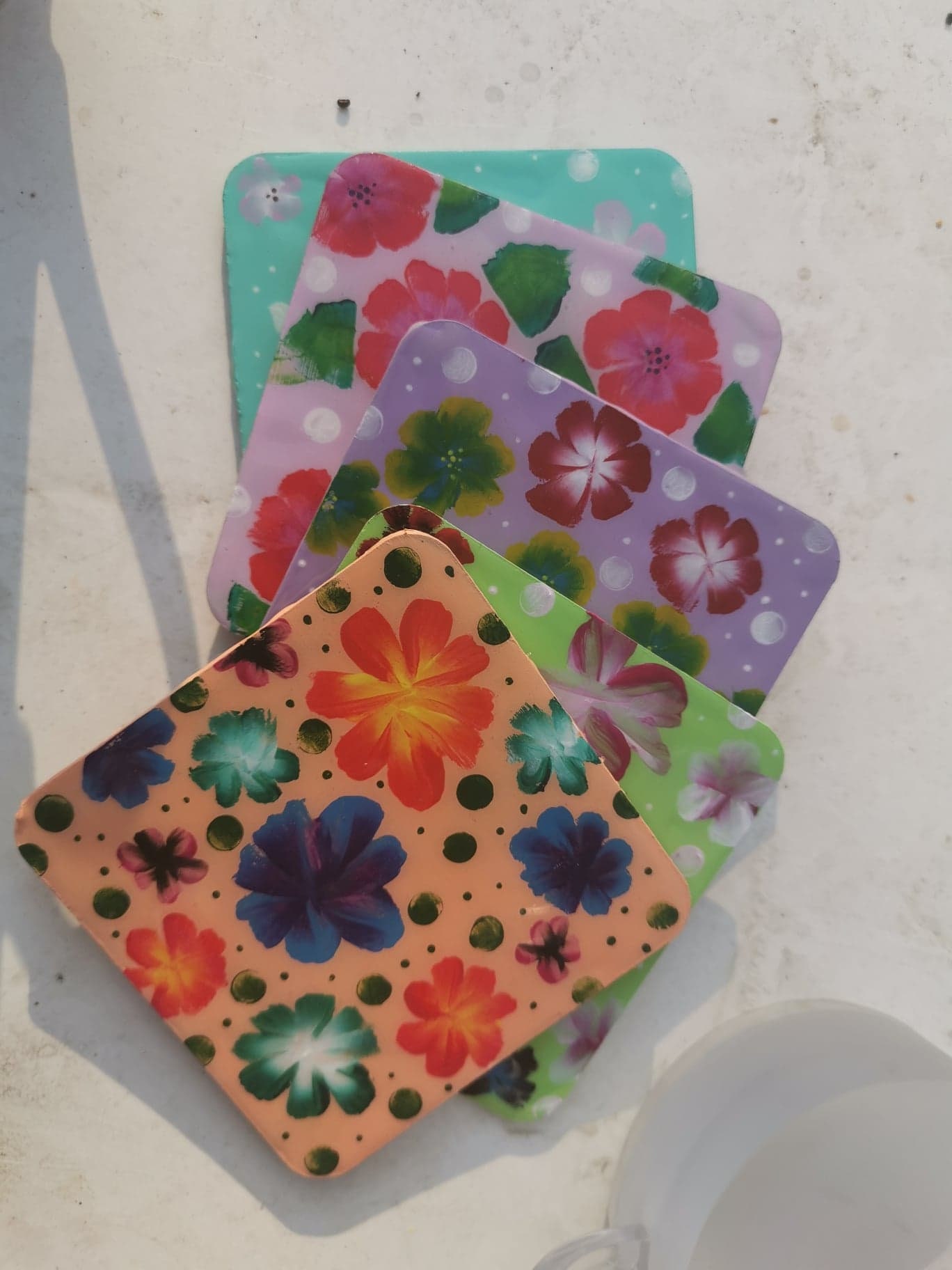 Floral Coasters Etsy UK