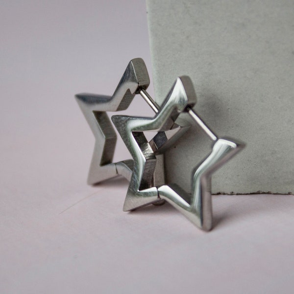 Earrings Stars Sterling Silver - Sonia Pallett