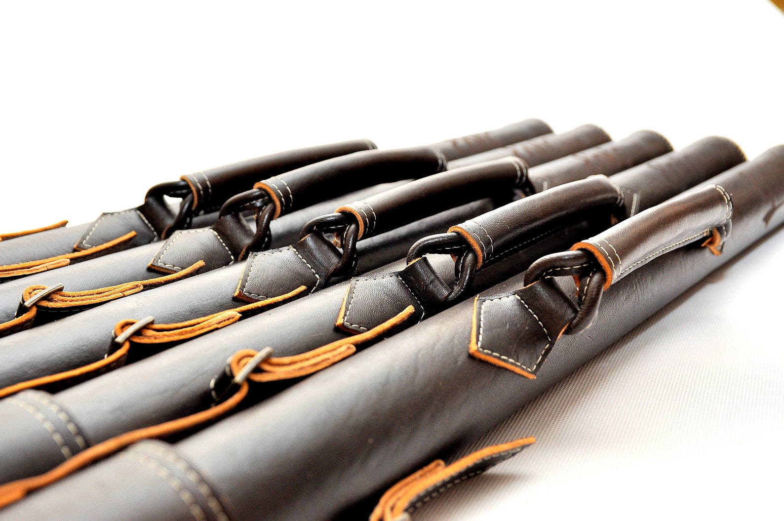 Handmade Leather Fly Rod Case leather Tube for Fishing Rod Etsy