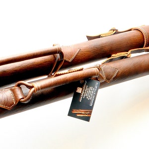 Exclusive, Leather, Single-chamber Tubes for Fly Fishing Rods. Diameter ...